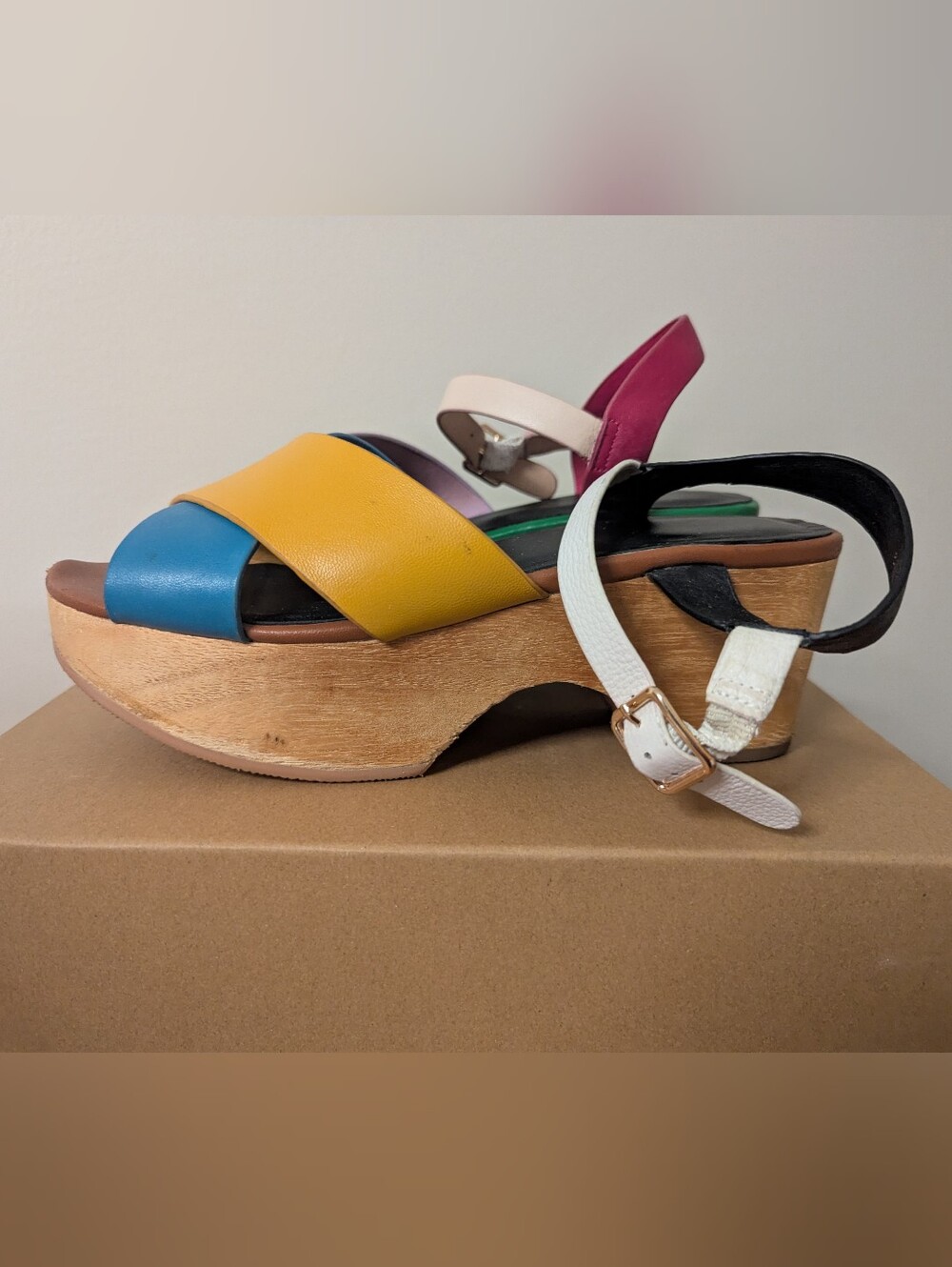 Charlotte Stone Dermot Platform Sandals - Confetti - Picture 9 of 11